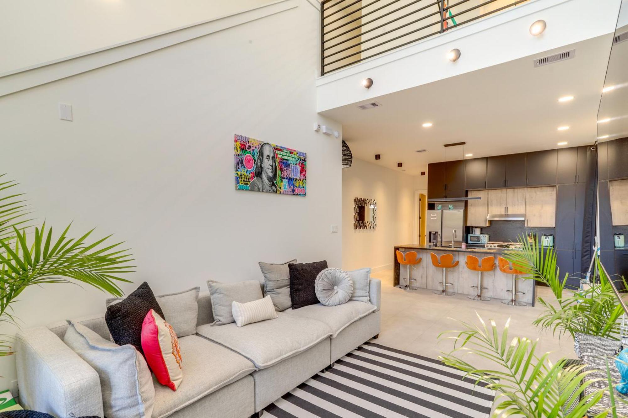 3 Mi To Dtwn Modern Townhome With Yard In ヒューストン エクステリア 写真